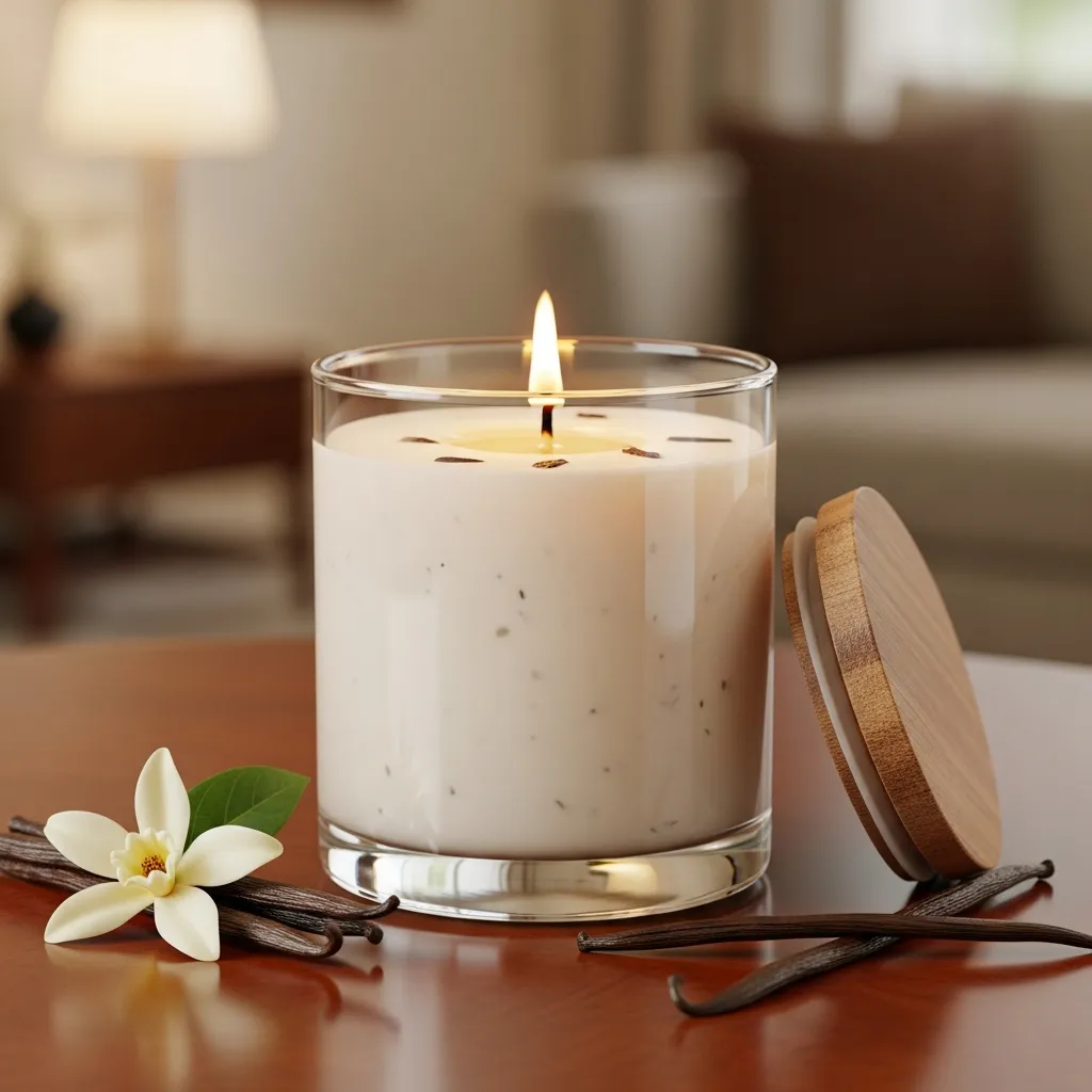 Vanilja-kynttilä premium